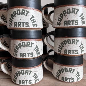 Custom Logo Mugs - KJ Pottery