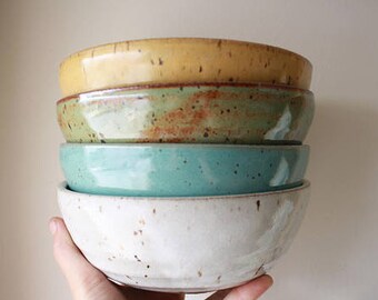 pottery dinnerware etsy