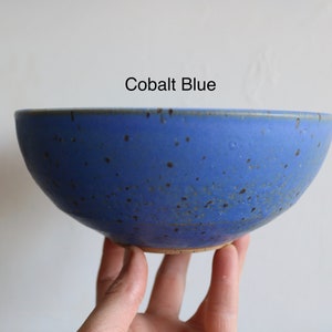 Cereal Bowl KJ Pottery Cobalt Blue