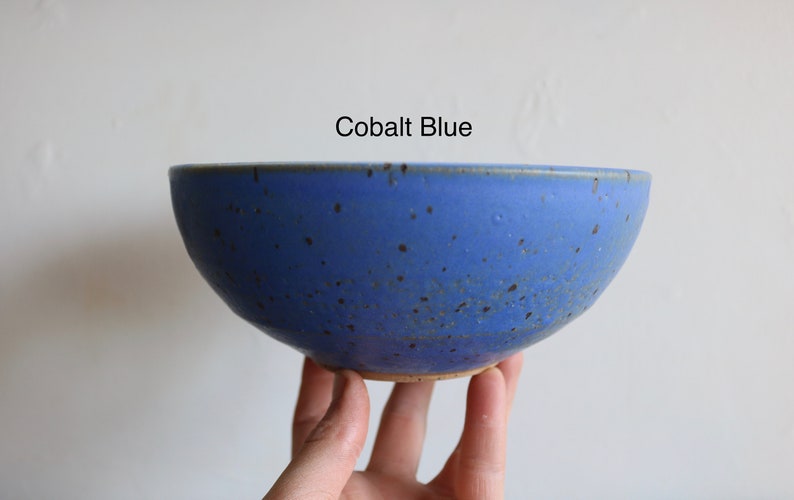 Cereal Bowl KJ Pottery Cobalt Blue