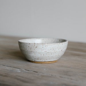 Small Bowls KJ Pottery Speckled white