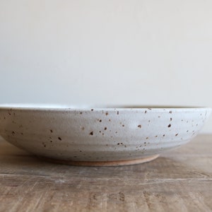 Handcrafted Wheel Thrown Ceramic Pasta Bowl by KJ Pottery