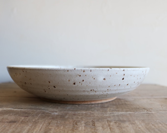 Handcrafted Wheel Thrown Ceramic Pasta Bowl by KJ Pottery