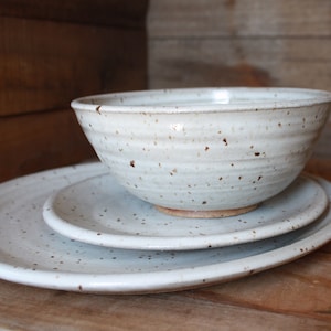 Dinnerware Set - Dinner Plate - Salad Plate - Bowl - KJ Pottery