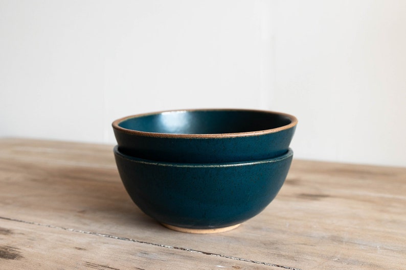 Ramen Bowl KJ Pottery Indigo