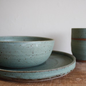 Dinnerware Set - Dinner Plate - Ramen Bowl - Tumbler - KJ Pottery
