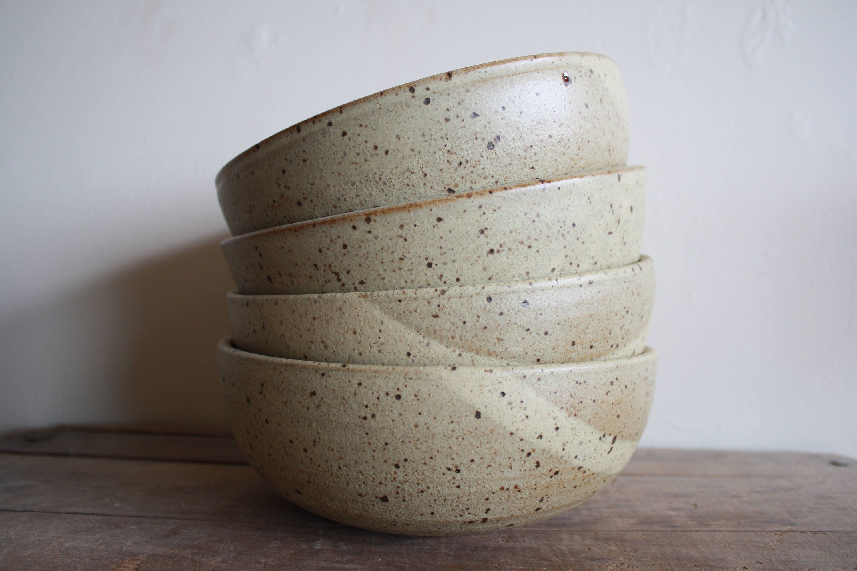 Ramen Bowl Sand Handmade Dinnerwares Ceramics & Pottery KJ