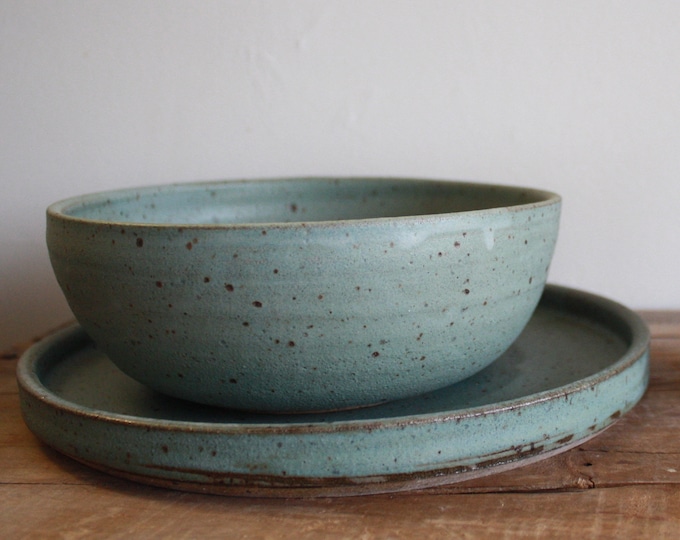Dinnerware Set - Dinner Plate - Ramen Bowl - KJ Pottery