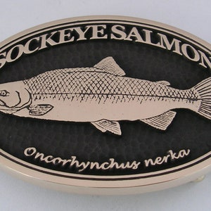 Sockeye Salmon Buckle