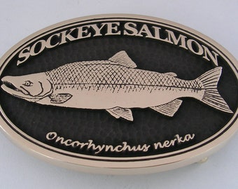 Sockeye Salmon Buckle