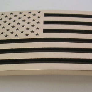 American Flag Belt Buckle USA image 4