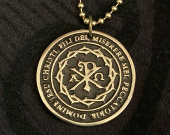 Jesus Prayer Christogram Necklace-Pendant