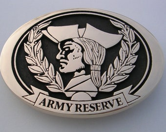 Army Reserve Belt Buckle - Made in the USA