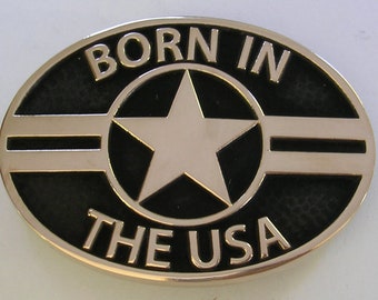 Born in the USA Belt Buckle