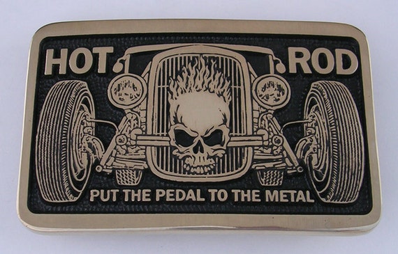 Hot Rod Car Belt Buckle -  Canada