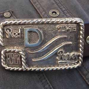 Red River D Belt Buckle