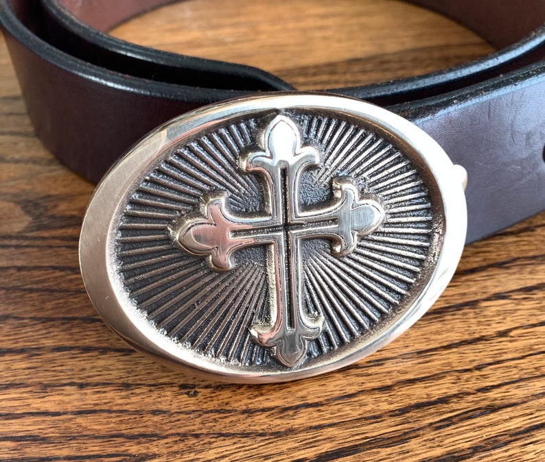 Cross of Christ Buckle Jesus Crucifix afbeelding 1