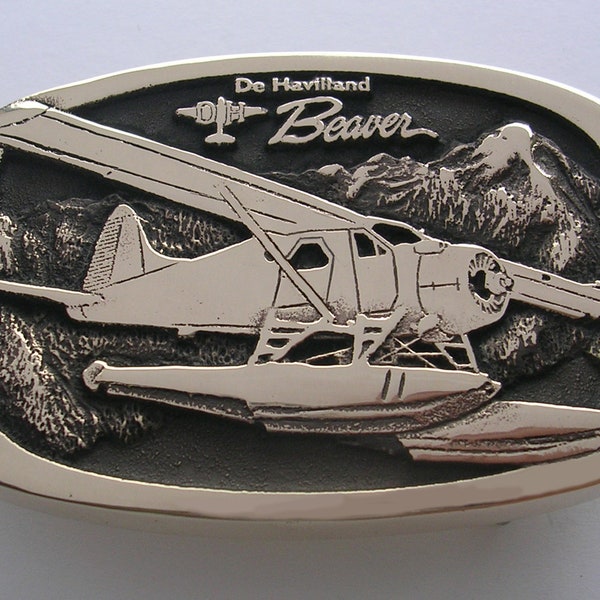 De Havilland Beaver Airplane BV Buckle