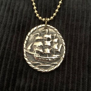 Clipper Ship Necklace - Pendant