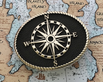 Compass Rose Belt Buckle