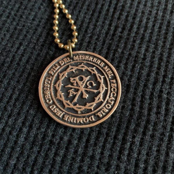 Jesus Prayer Christogram Necklace-Pendant