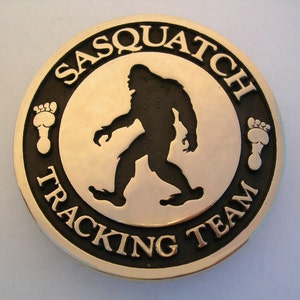 Sasquatch Tracking Team Belt Buckle
