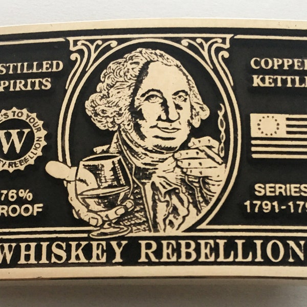 Whiskey Rebellion Belt Buckle - George Washington