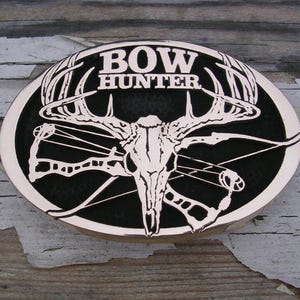 Bow Hunter Belt Buckle