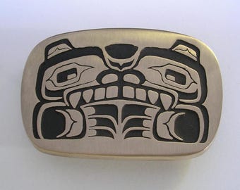 Northwest Coast Bear Buckle