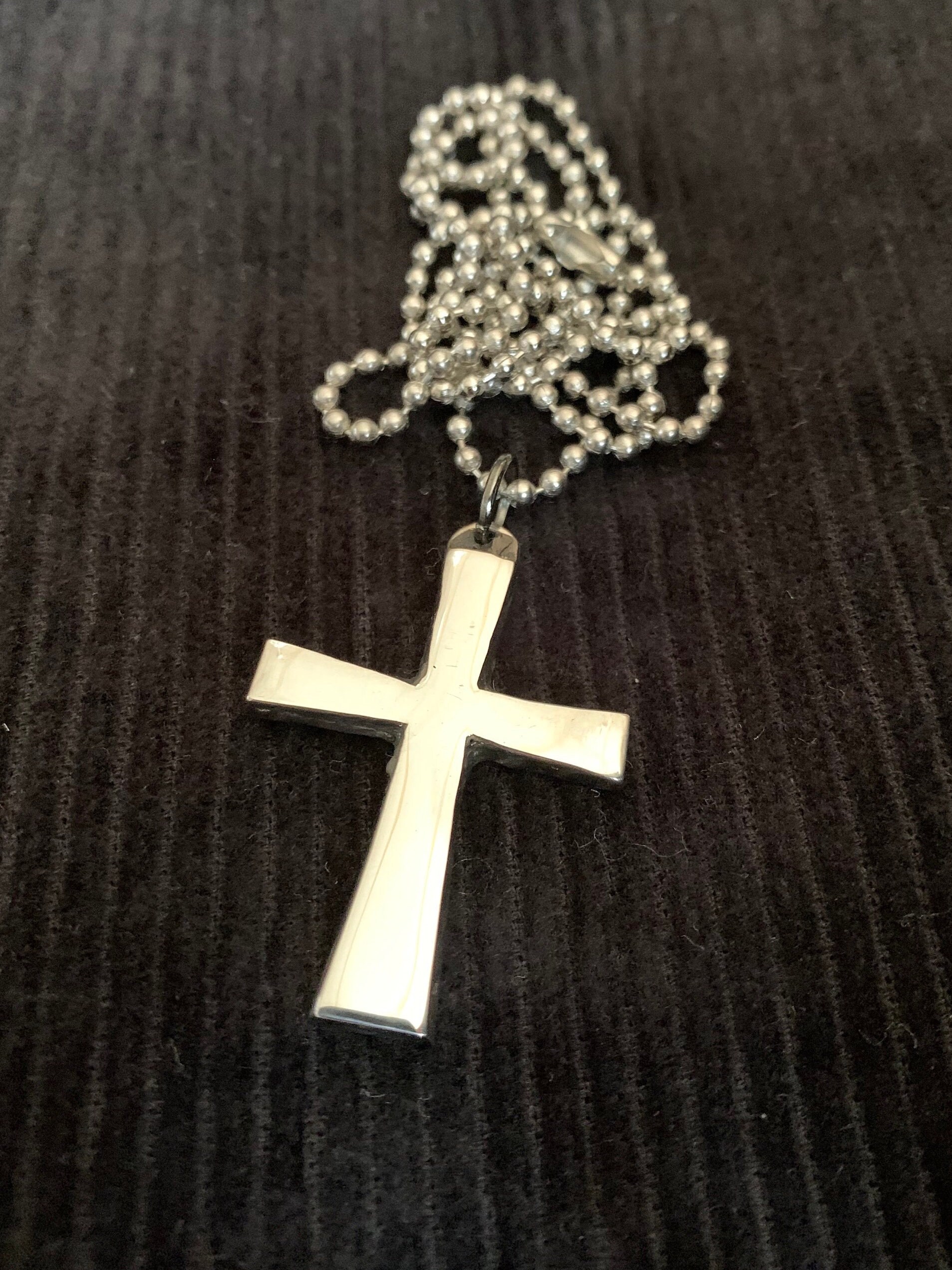 Flared Cross Necklace