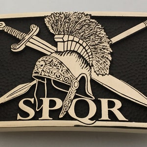 SPQR Roman Soldier Belt Buckle