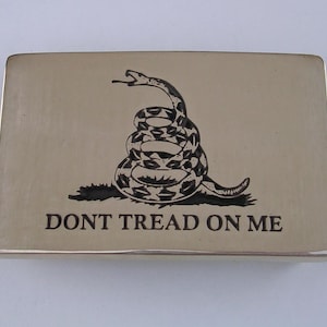 Dont Tread on Me Flag Buckle