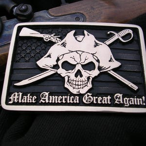 Make America Great Again Belt Buckle - MAGA - Made in the USA
