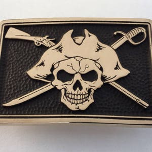 Patriot Skull Buckle