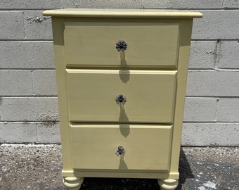Nightstand Dresser French Provincial Stanley Bachelor Chest Neoclassical Furniture Console Bedroom Console Shabby Chic CUSTOM PAINT AVAIL