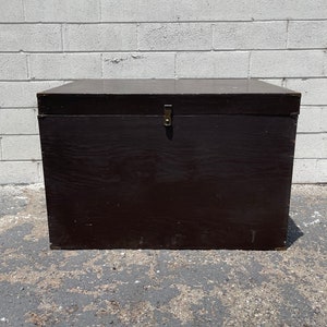 Trunk Vintage Storage Rustic Steamer Coffee Table Hope Campaign Chest Blanket Bed Bench Wood Boho Beach Cottage Coastal Wardrobe Primitive