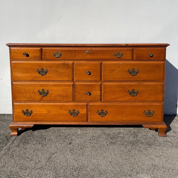 Solid Wood Dresser Etsy