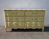 Dresser French Provincial Bombe Nursery Table Chest Console Neoclassical Furniture Bedroom TV Stand Shabby Chic Buffet CUSTOM PAINT Avail