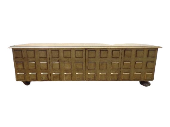 Buffet Console Sideboard Hollywood Regency Storage Hutch Glam Etsy