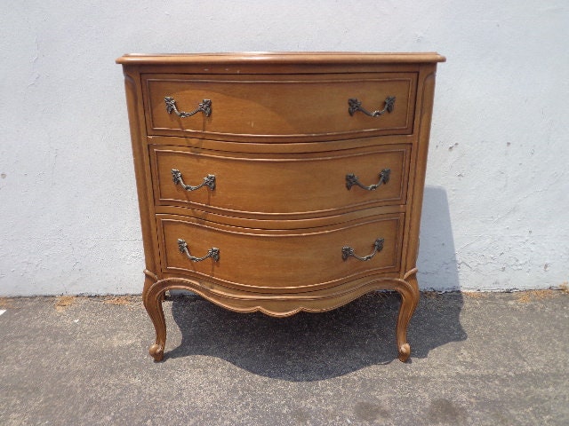 Drexel Touraine French Provincial Bombe Chest Neoclassical