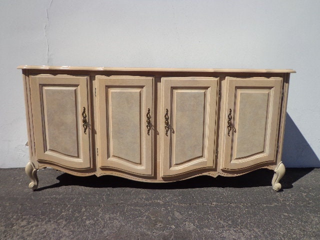 Buffet French Provincial Cabinet Console Tv Stand Server Storage