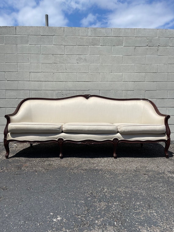 Antique Sofa Couch Loveseat Bench Settee French Provincial Boudoir
