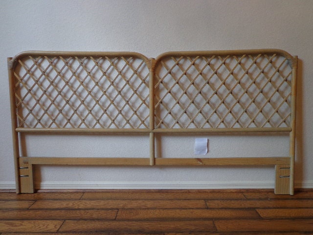 Cal king rattan headboard deals
