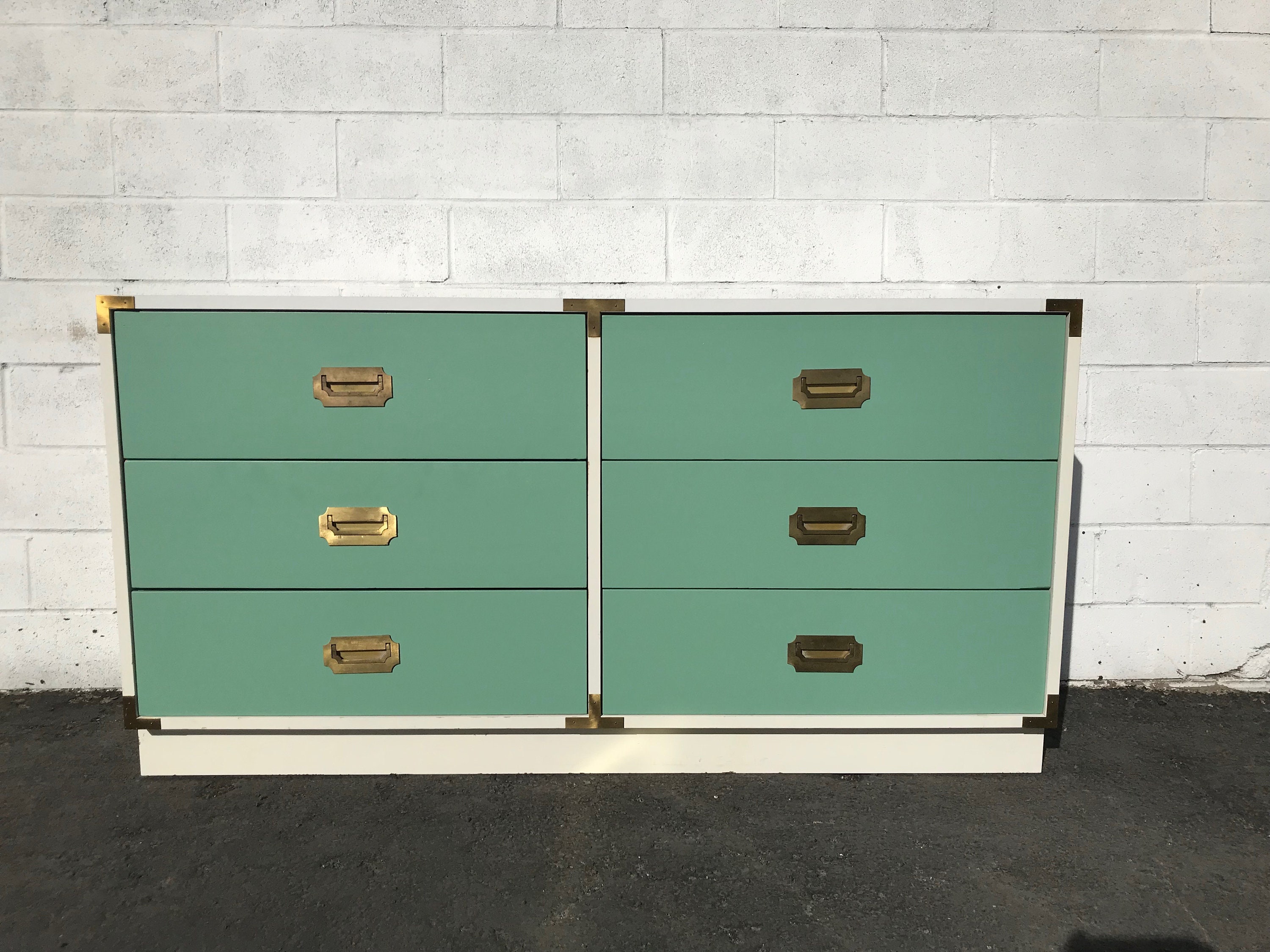 brass changing table