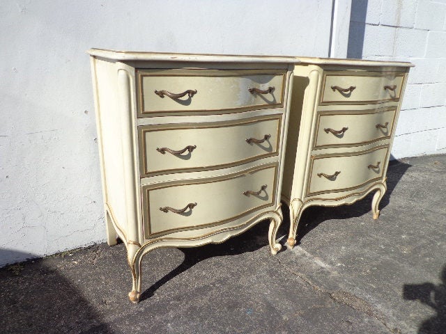 Drexel Touraine Nightstands Chests French Provincial Neoclassical ...