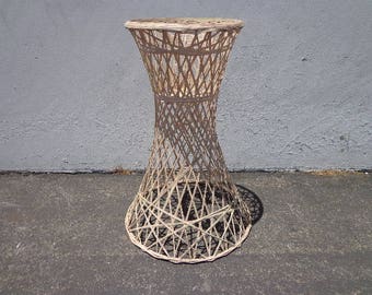 Plant Stand Planter Spun Fiberglass Russell Woodard Mid Century Modern Bohemian Boho Chic Retro Outdoor Balcony Porch Garden Patio Furniture