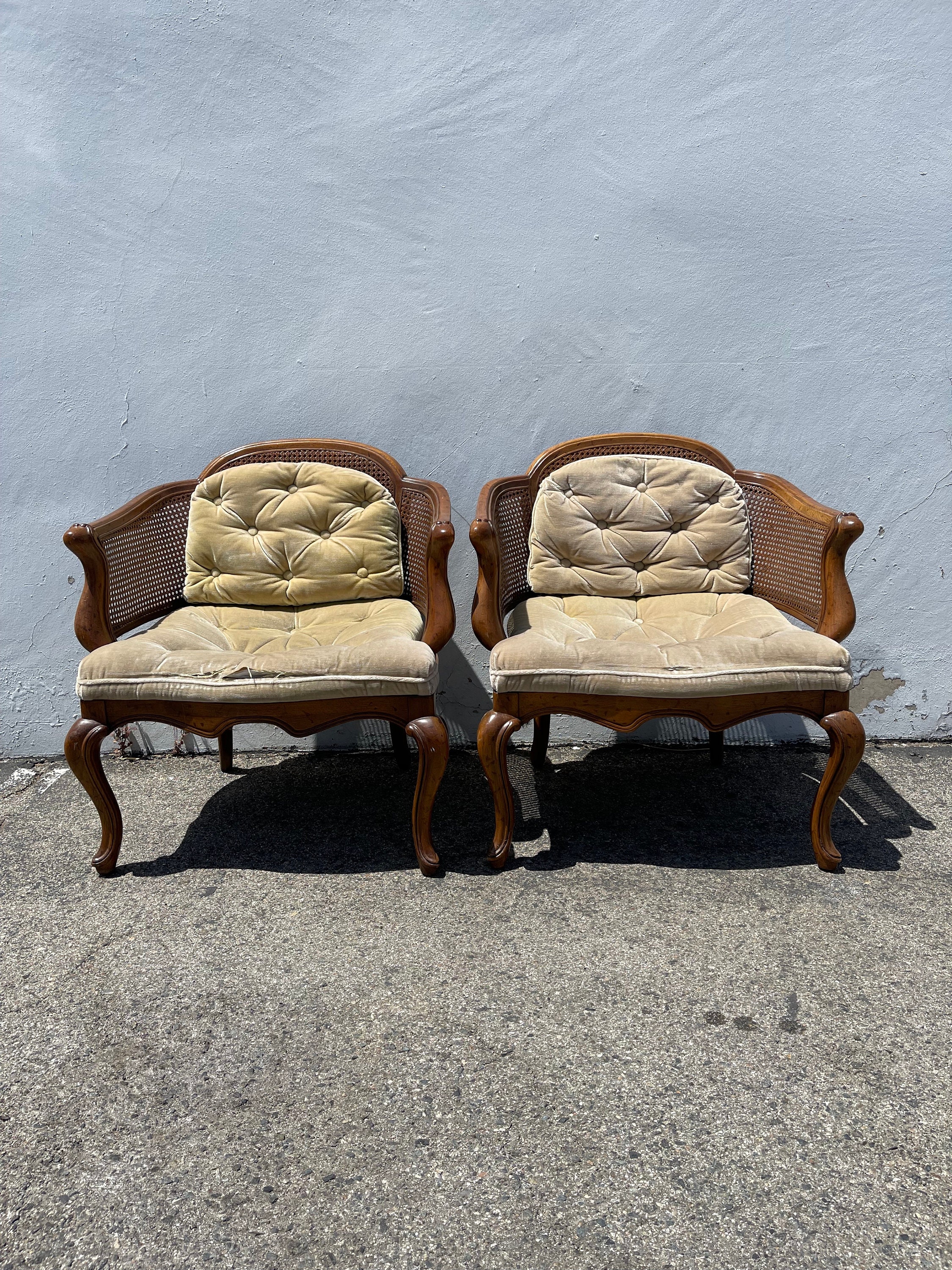 1950 vintage tub chairs