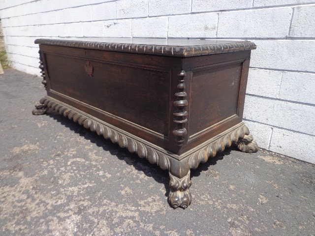 Trunk Vintage Military Foot Locker Storage Rustic Steamer Coffee Table Hope  Chest Blanket Bench Wood Bohemian Boho Chic Cottage Primitive