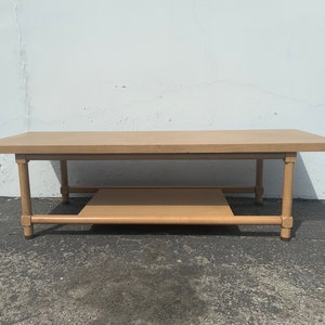 Coffee Table Bench Cocktail Chinese Chinoiserie James Mont Asian Chippendale Boho Chic Palm Beach Hollywood Regency Beach CUSTOM PAINT AVAIL