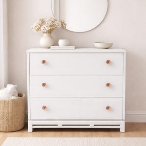 Kent Coffey Somplex Mid-Century Modern 3-Drawer Dresser - CUSTOM PAINT AVAILABLE